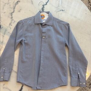 Kids Blue Button-Up Shirt